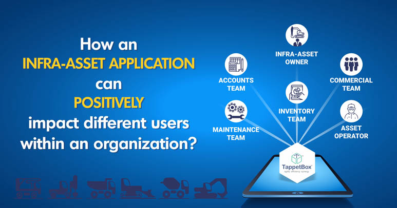 How an infra-asset application can positively impact different users within an organization?